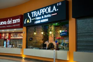 Restaurante Trappola en plaza Outlet Puebla Premier