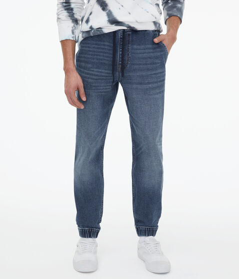 Ejemplo de Joggers de Denim para Hombre marca AEROPOSTALE