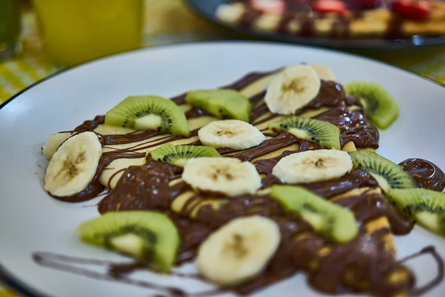 Crepa de plátano con Kiwi en Fresh