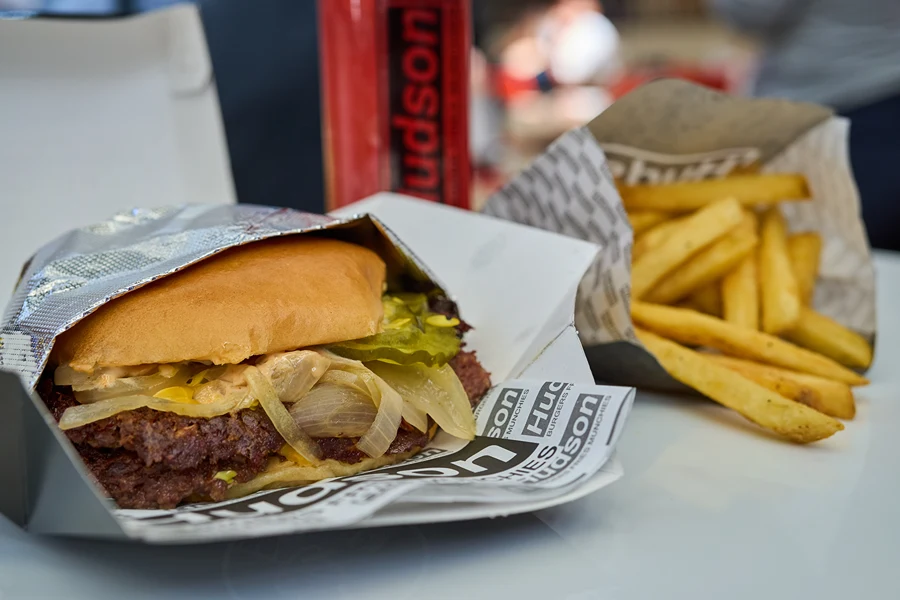 Hamburguesa Hudson con papas