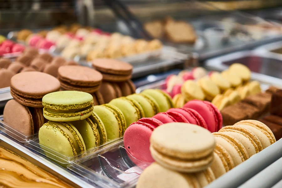 Macarrones de helado Amorino Outlet Puebla