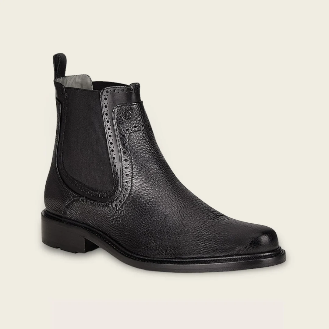 Botines de vestir para caballero en color negro marca Cuadra