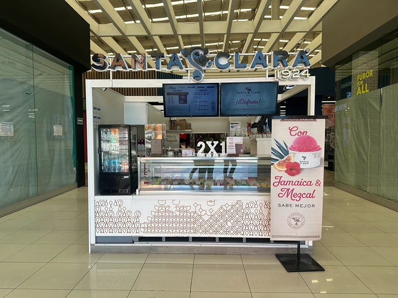 Heladería Santa Clara Outlet Puebla Premier Helados, productos lácteos y de chocolate