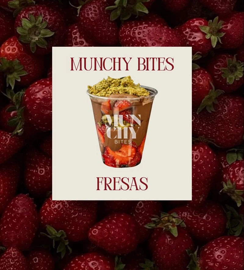 Fresas con crema Outlet Puebla Premier MUNCHY