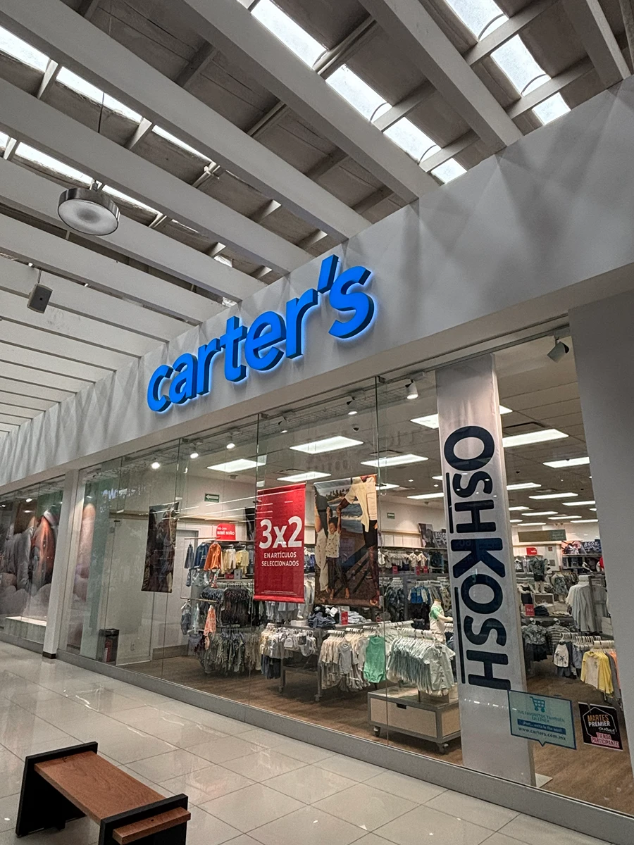 Tienda Carters en centro comercial Outlet Puebla Premier