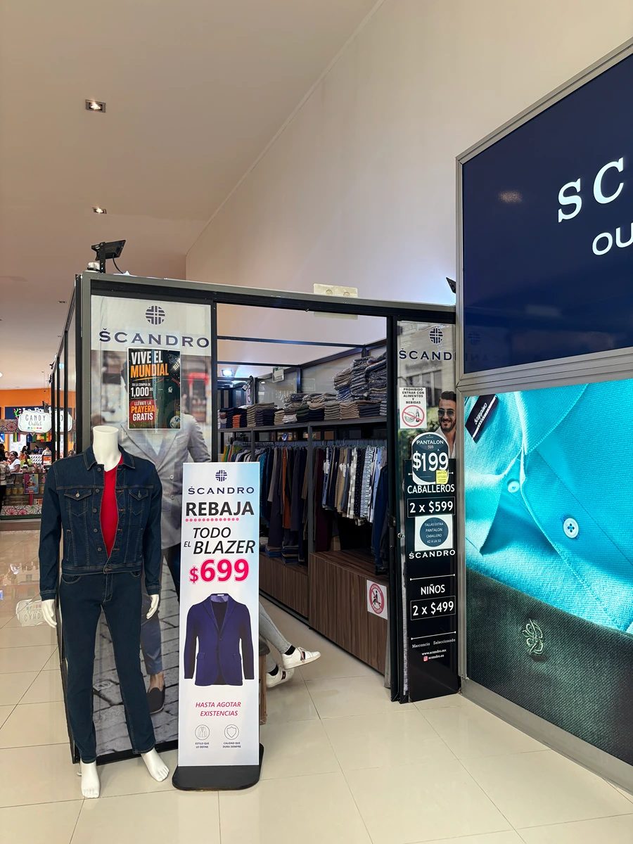 Tienda Scandro plaza Outlet Puebla Premier