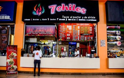 Restaurante 7 chiles en plaza Outlet Puebla Premier