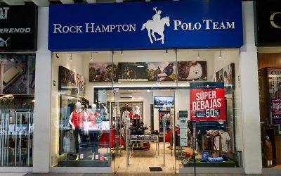 Tienda Rock Hampton Polo Team en plaza Outlet Puebla Premier
