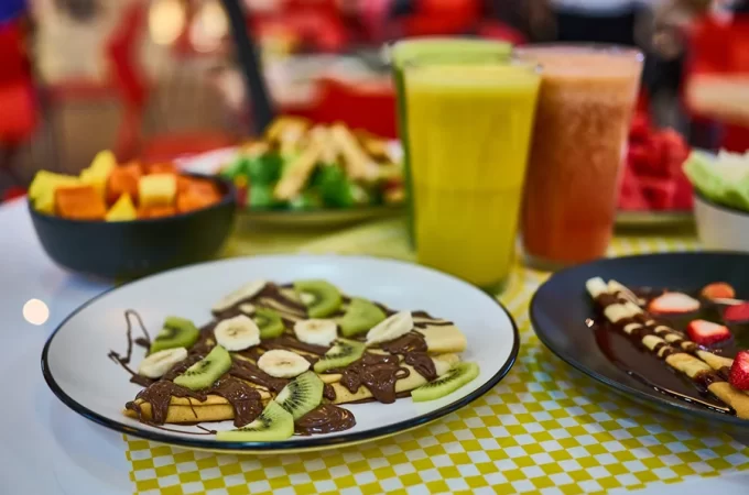 Menú completo en restaurante Fresh Outlet